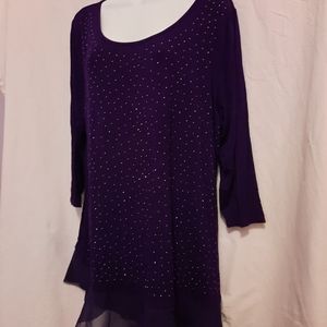 Belle Purple with Stones